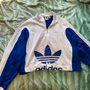 Adidas Cropped Quarter Zip